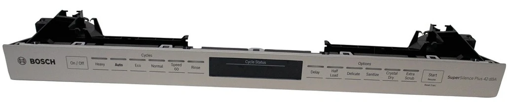 Bosch Dishwasher Facia Panel (No Electronics) - 00778918, Replaces: 778918