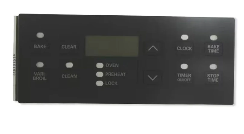 Frigidaire Range /Oven Clock Overlay (Black) - 316101514, Replaces: 316101501
