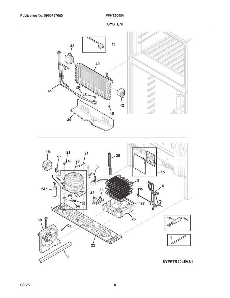 Frigidaire Refrigerator Filter Drier - A19676501, Replaces: 5304521529