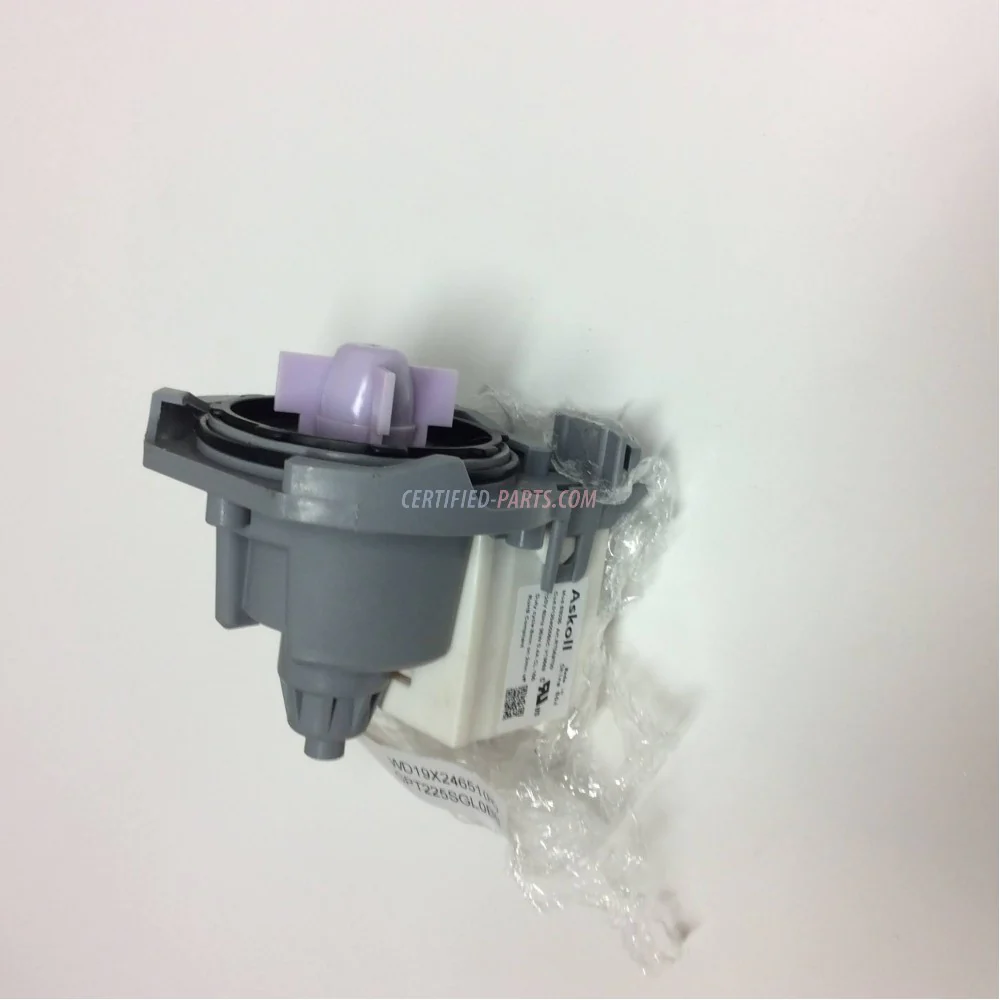 GE Dishwasher Drain Pump - WD19X24651, Replaces: WG04F11356