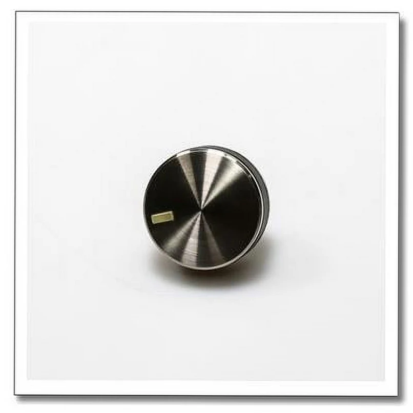 GE Range /Oven Burner Control Knob (Stainless Steel) - WB03X24360, Replaces: WB03T10259