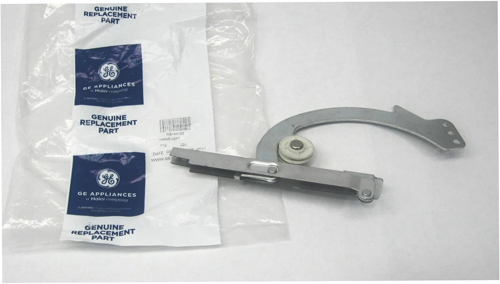 GE Range /Oven Door Hinge (Left) - WB14X103, Replaces: 332346