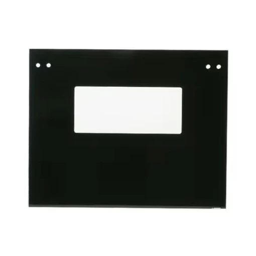 GE Range /Oven Outer Door Glass (Black) - WB15T10122