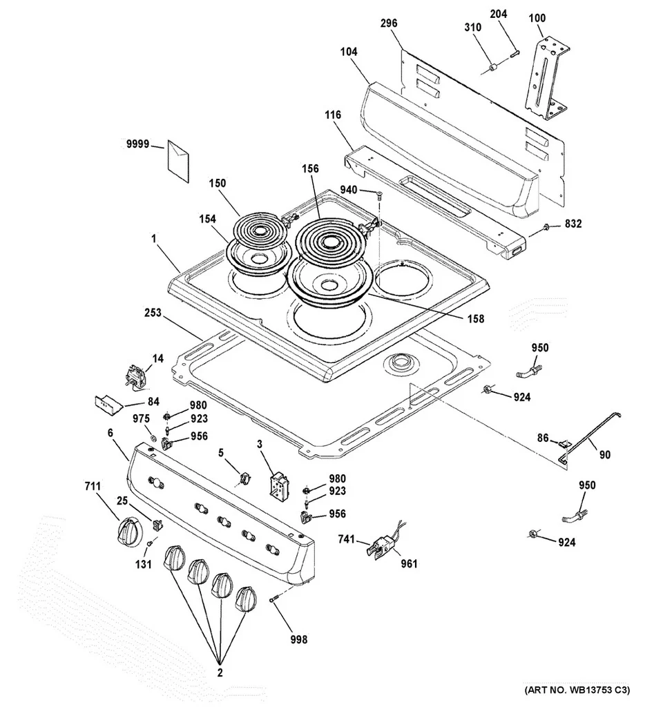 GE Range /Oven Range Surface Element Receptacle - WG02F05807