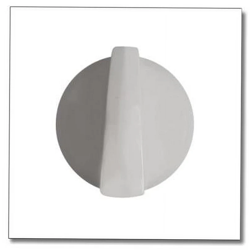 GE Range /Oven Valve Control Knob (White) - WB03X21228, Replaces: AP5789951