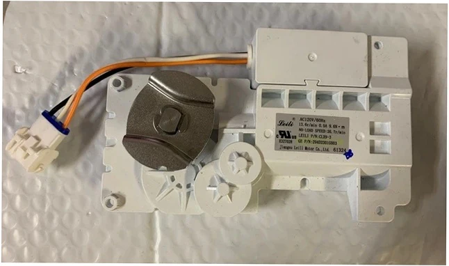 GE Refrigerator Auger Motor/Cover Assembly - WR60X39276, Replaces: WR60X39265