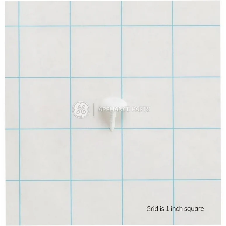 GE Freezer Door Button Plug - WR01X21159, Replaces: WE01M0384