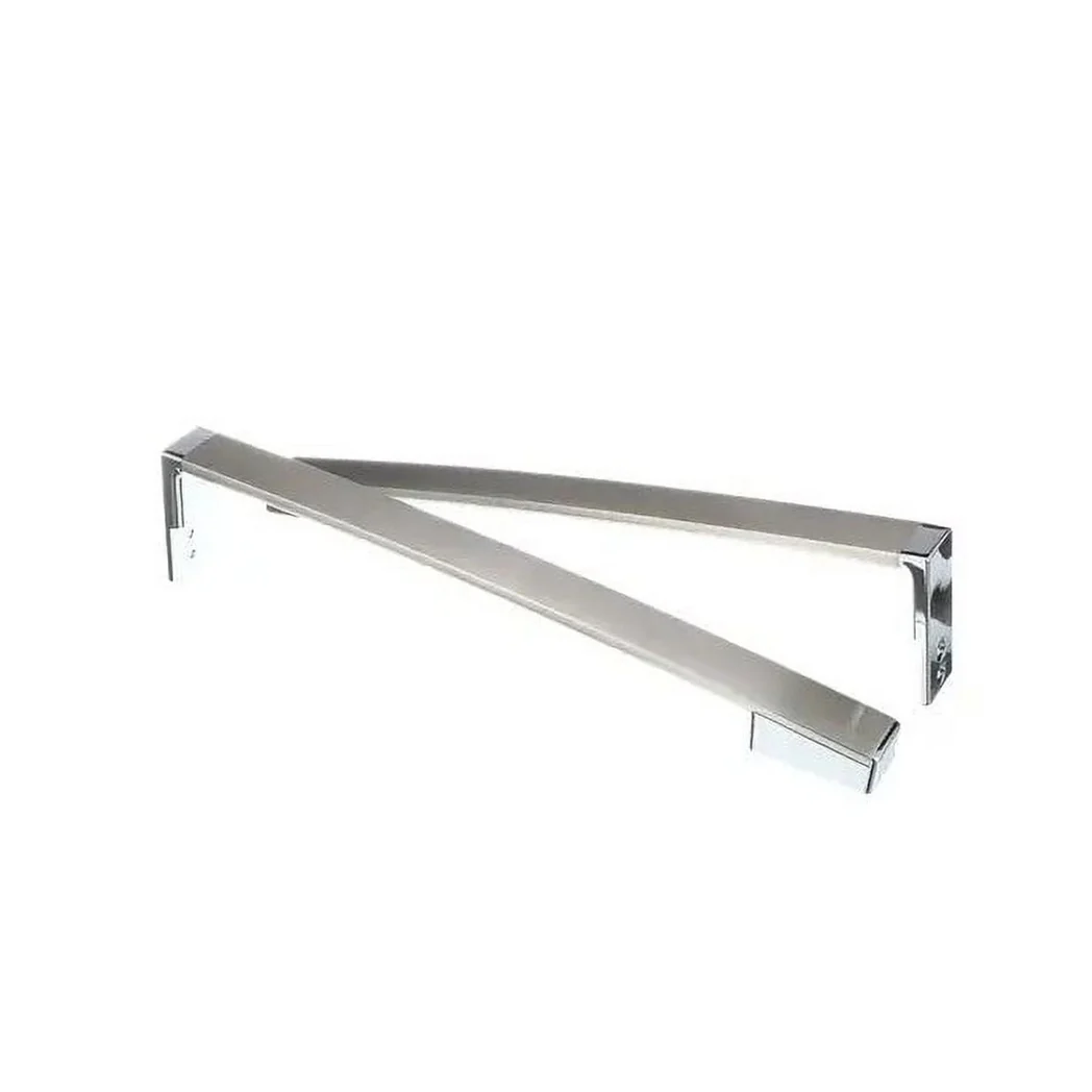 GE Refrigerator Handle Set (Stainless) - WR12X34550, Replaces: WR12X21383