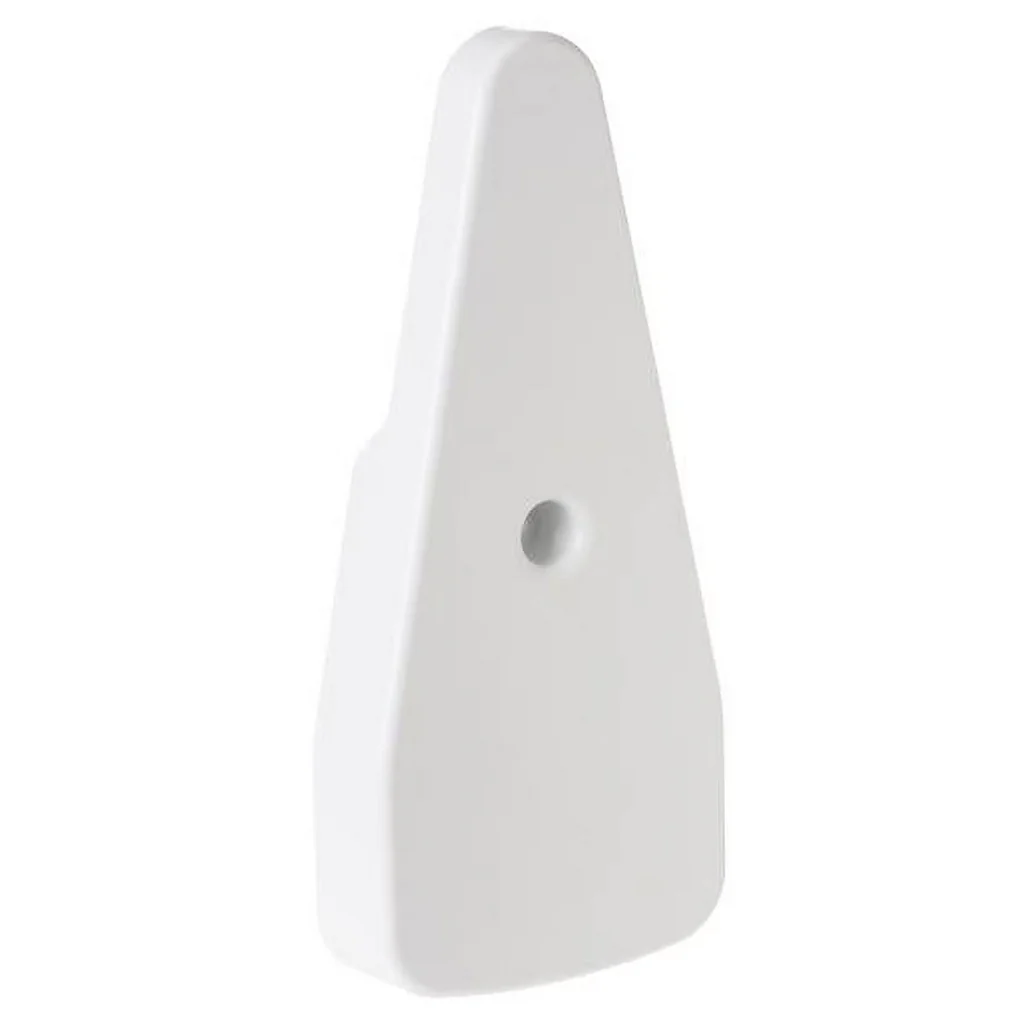 GE Refrigerator Hinge Cover (White) - WR02X11623, Replaces: WR02X11480