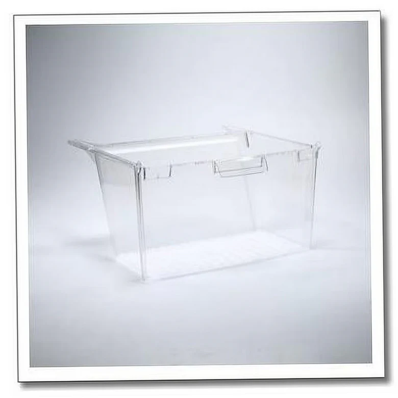 GE Refrigerator Meat Pan (Clear) - WR32X10835, Replaces: WR01X11009