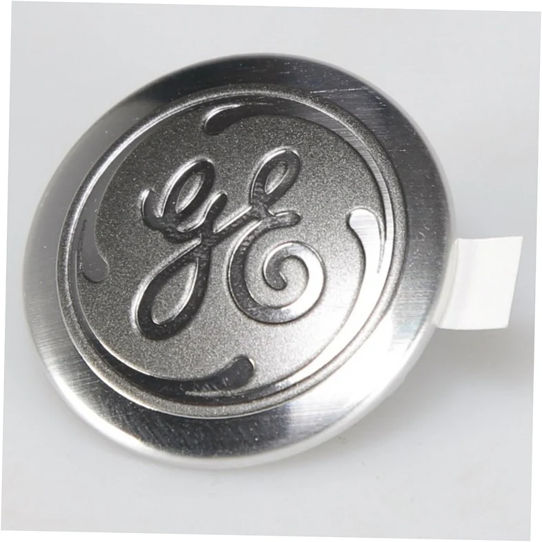 GE Refrigerator Nameplate Badge - WR04X10222, Replaces: WR02X21156