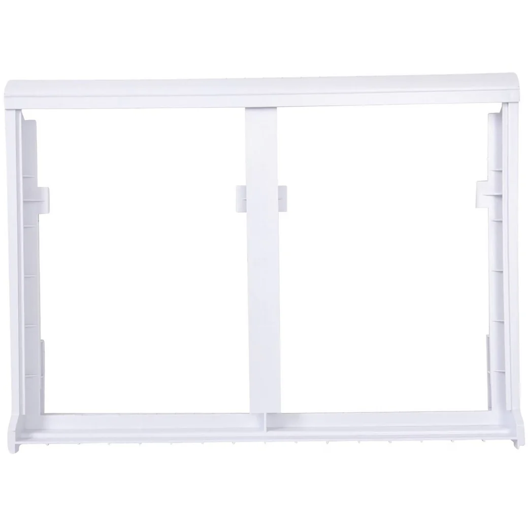 GE Refrigerator Shelf Frame without Glass - WR32X10537, Replaces: WR32X10539