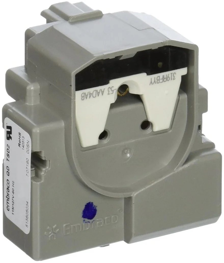 GE Refrigerator Start Relay & Overload - WR07X10097