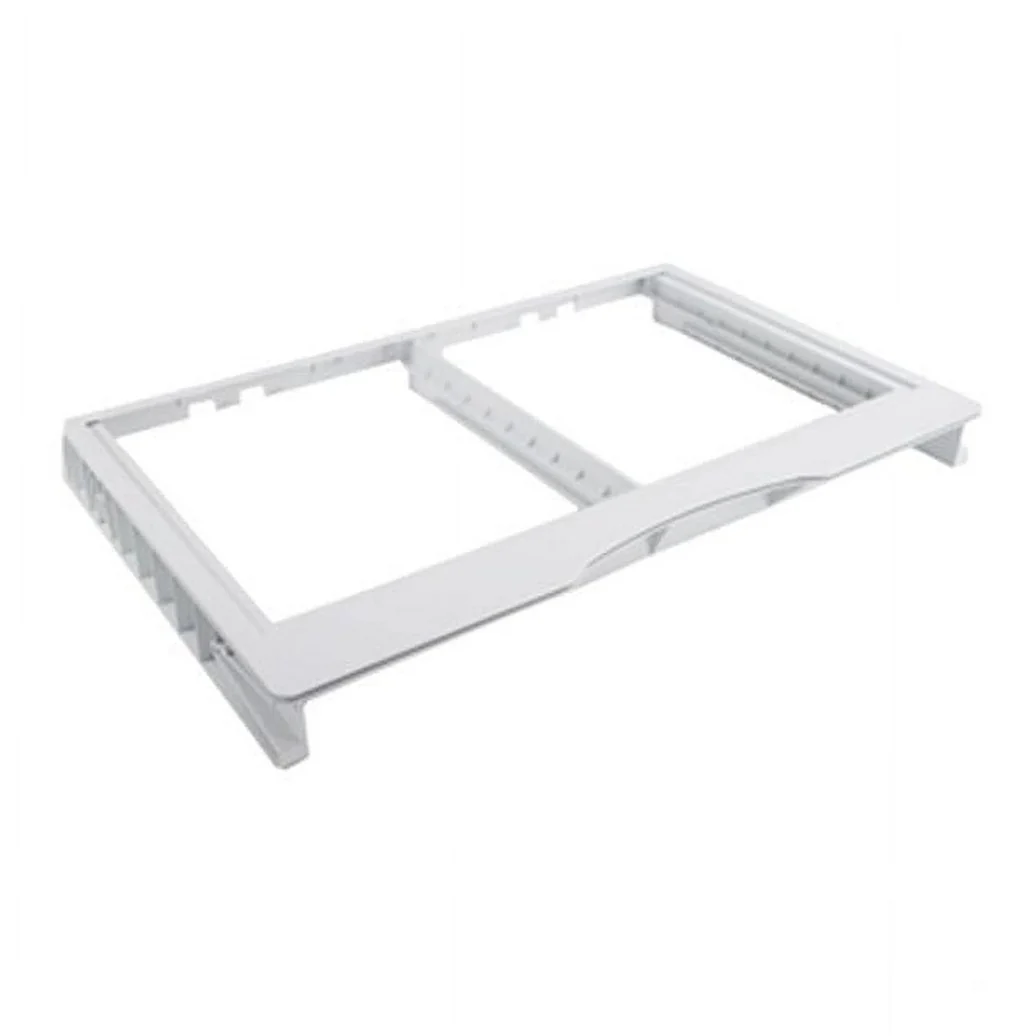 GE Refrigerator Vegetable Shelf Frame - WR72X10332, Replaces: WR72X10306