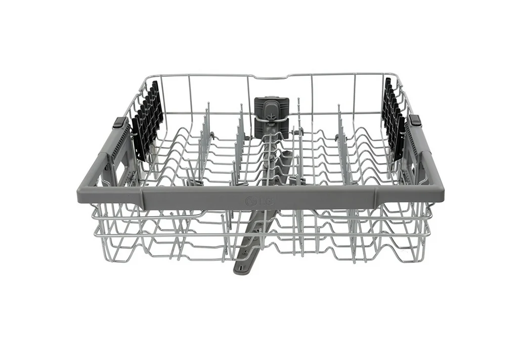 LG Dishwasher Upper Dishrack Assembly (Gray) - AHB73249230, Replaces: AHB73129208