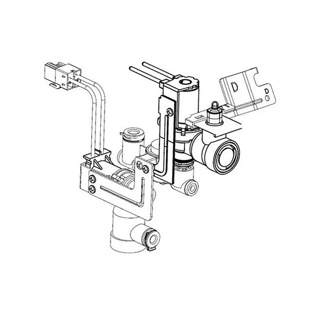 LG Refrigerator Water Valve Assembly - AJU75632520
