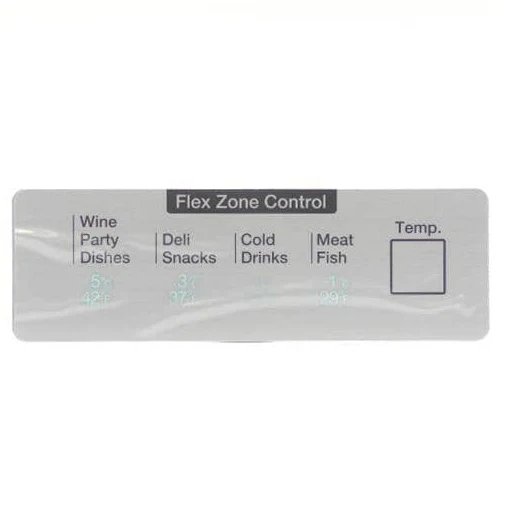 Samsung Refrigerator Printed Inlay - DA64-04526A