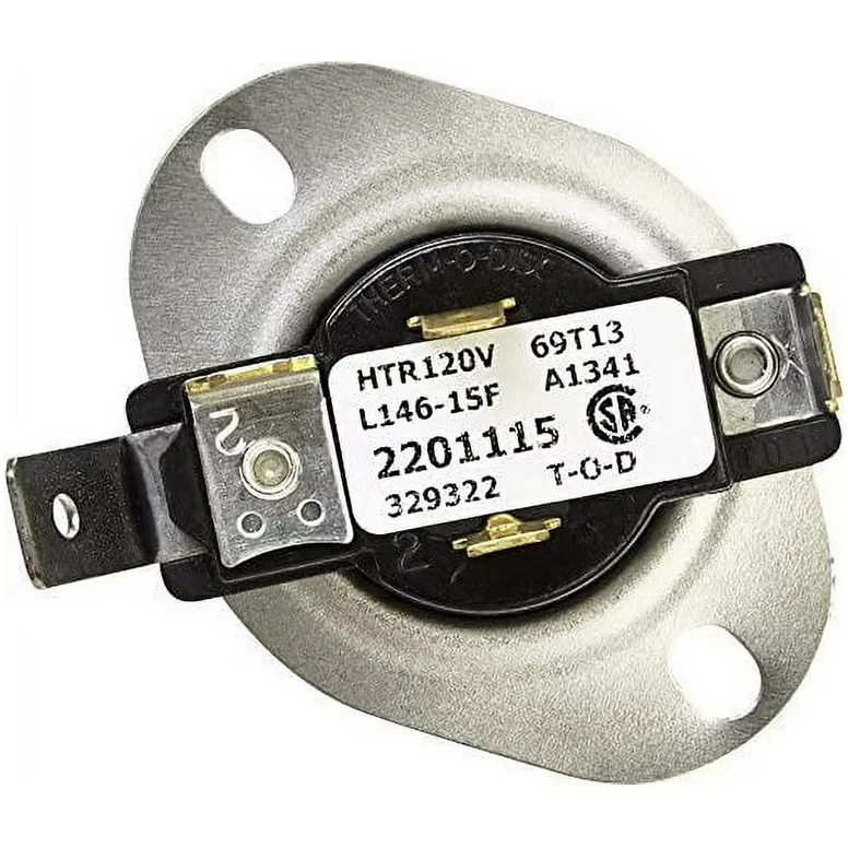 Whirlpool Dryer Cycling Thermostat - WP37001136, Replaces: 37001136