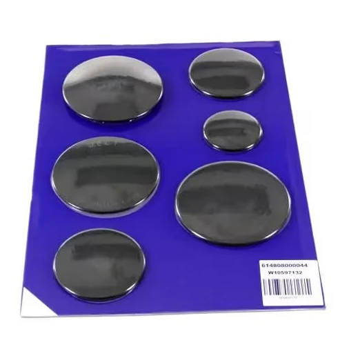 Whirlpool Range /Oven Burner Cap Kit - W10819916, Replaces: W10597132