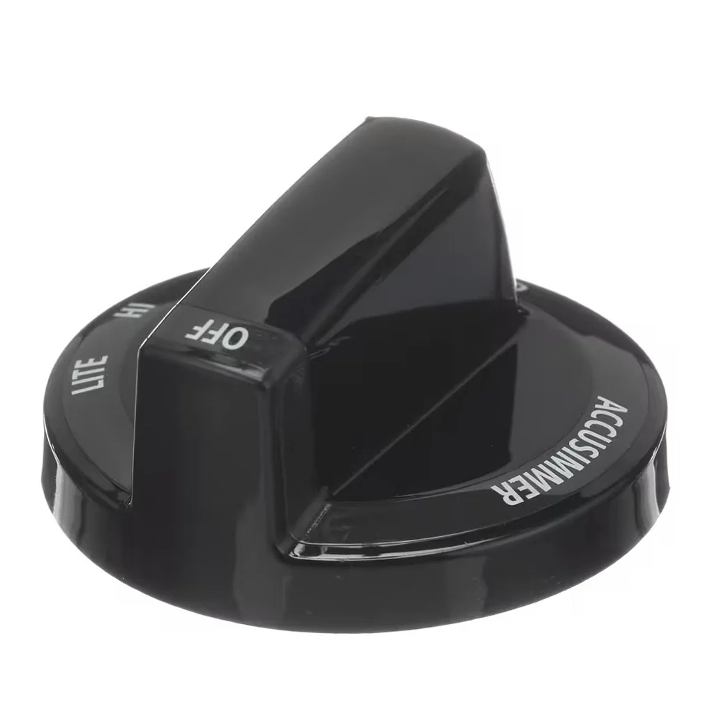 Whirlpool Range /Oven Burner Knob (Black) - WP7733P526-60, Replaces: 7733P526-60