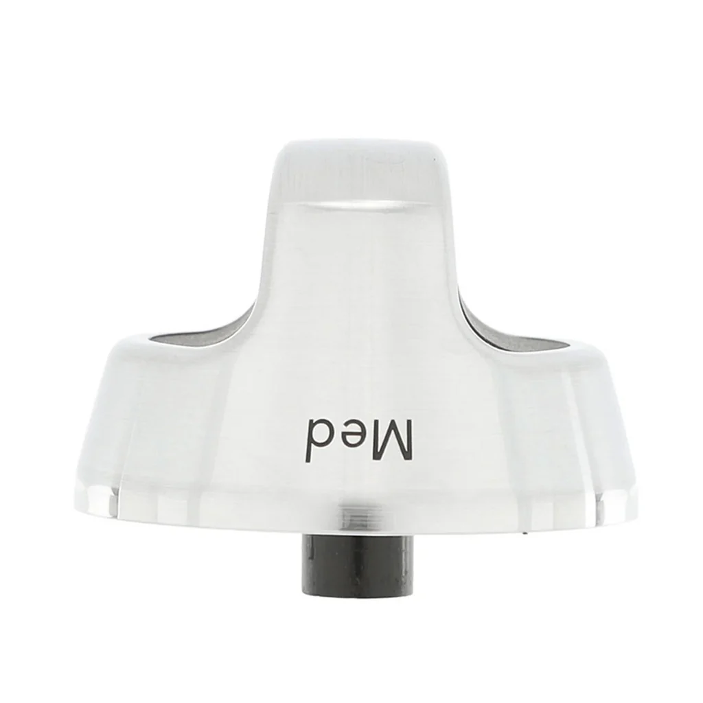 Whirlpool Range /Oven Burner Knob (Stainless) - WPW10160375, Replaces: W10160375