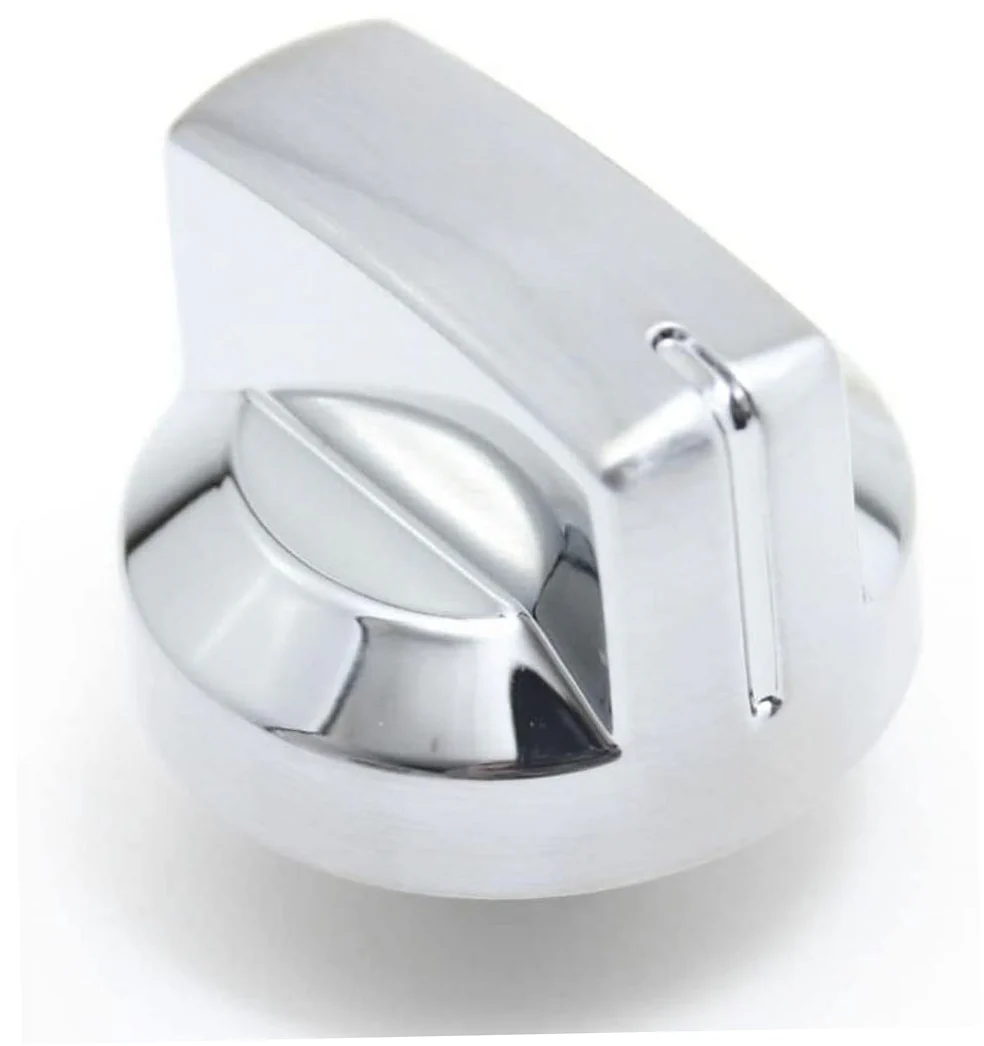 Whirlpool Range /Oven Fan Control Knob (Chrome) - WPW10303835, Replaces: W10303835
