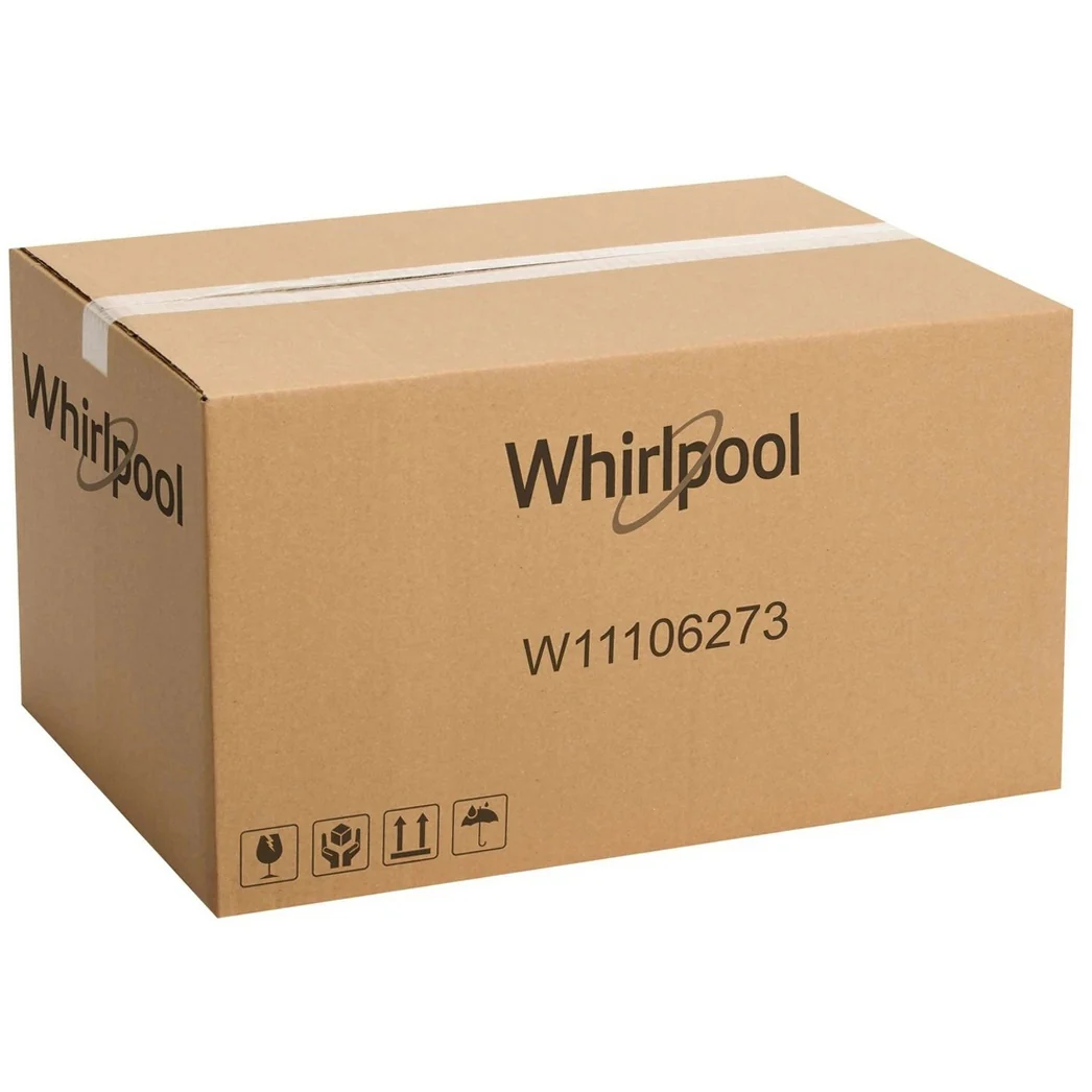 Whirlpool Range /Oven Outer Door Glass (Stainless) - W11106273, Replaces: W10864214