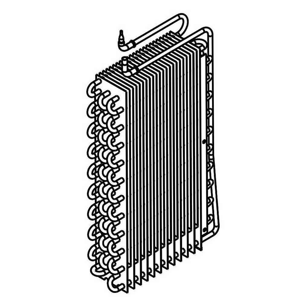 Whirlpool Refrigerator Evaporator - WPW10427992, Replaces: W10427992
