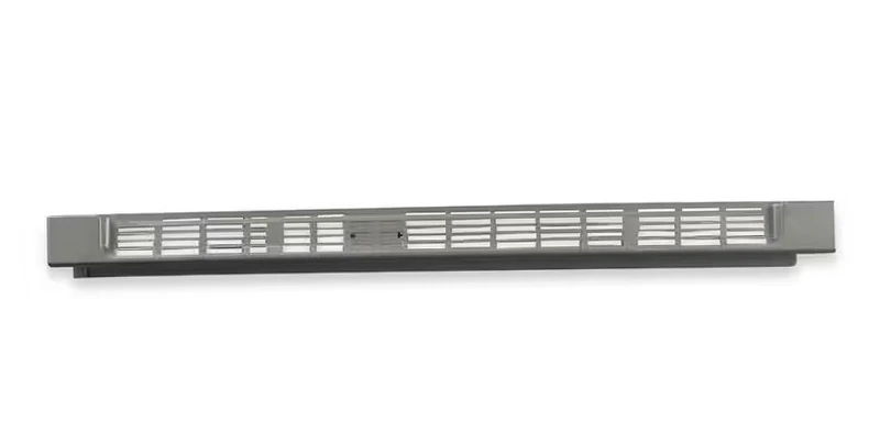 Whirlpool Refrigerator Kick Plate Grille (Gray) - W10860791, Replaces: W10592144