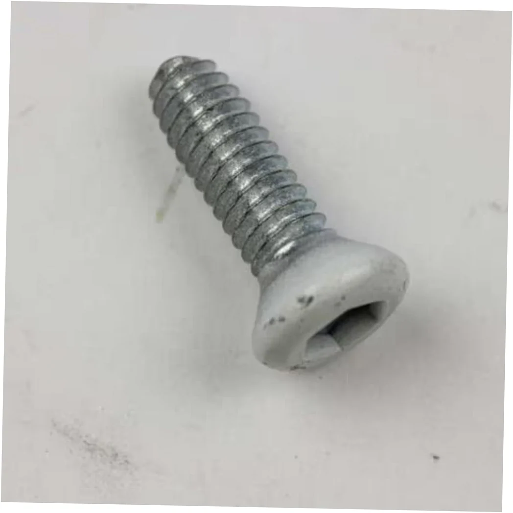 Whirlpool Refrigerator Screw (White) - WPW10308750, Replaces: W10308750