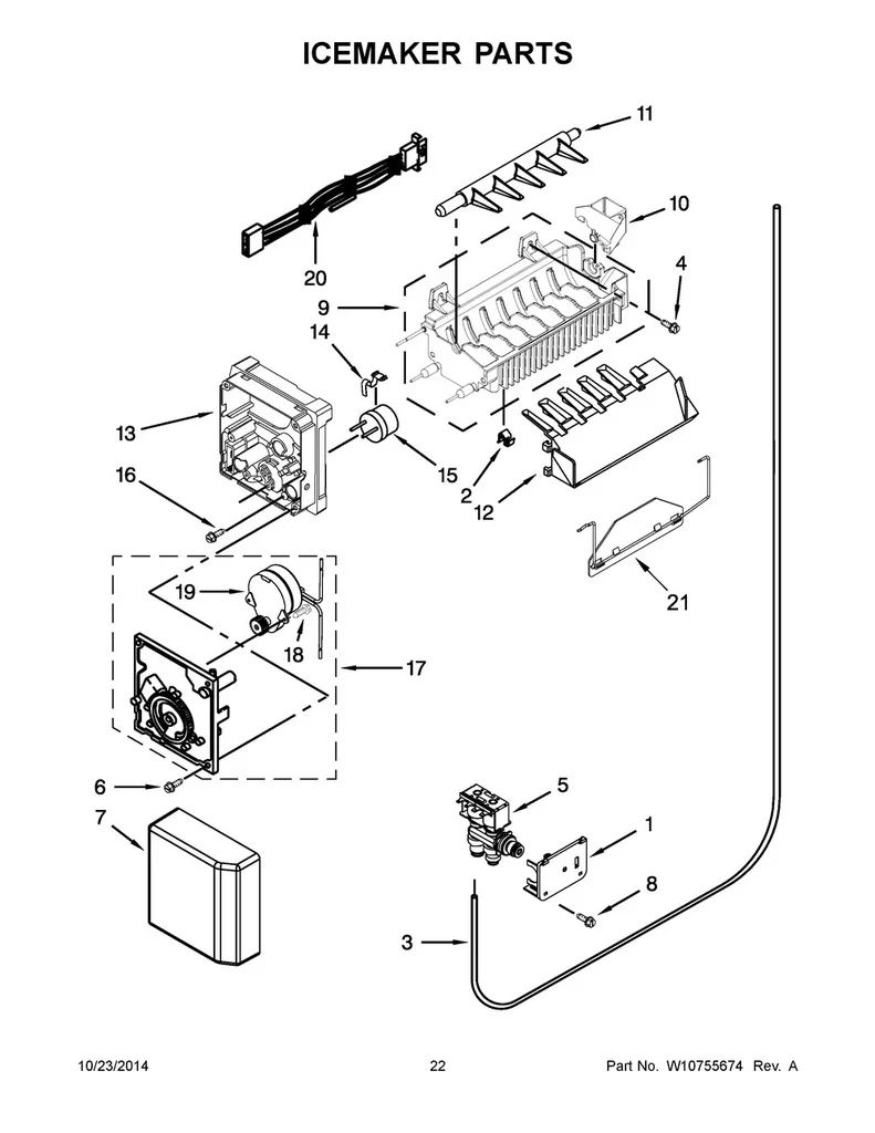 Whirlpool Refrigerator Water Inlet Valve - WPW10238102, Replaces: W10238102 - Image 2