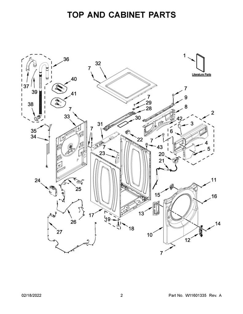 Whirlpool Washer Door Lock Latch - W11565030, Replaces: W10804741