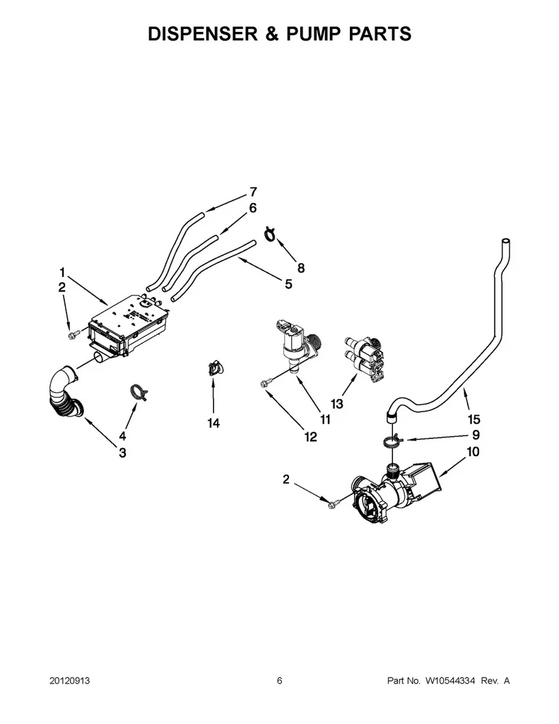 Whirlpool Washer Drain Pump - WPW10465252, Replaces: W10192988 - Image 2